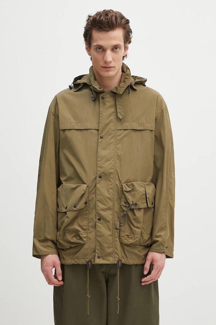 Μπουφάν Barbour Barbour Modified Durham Showerproof Jacket χρώμα: πράσινο, MSP0133