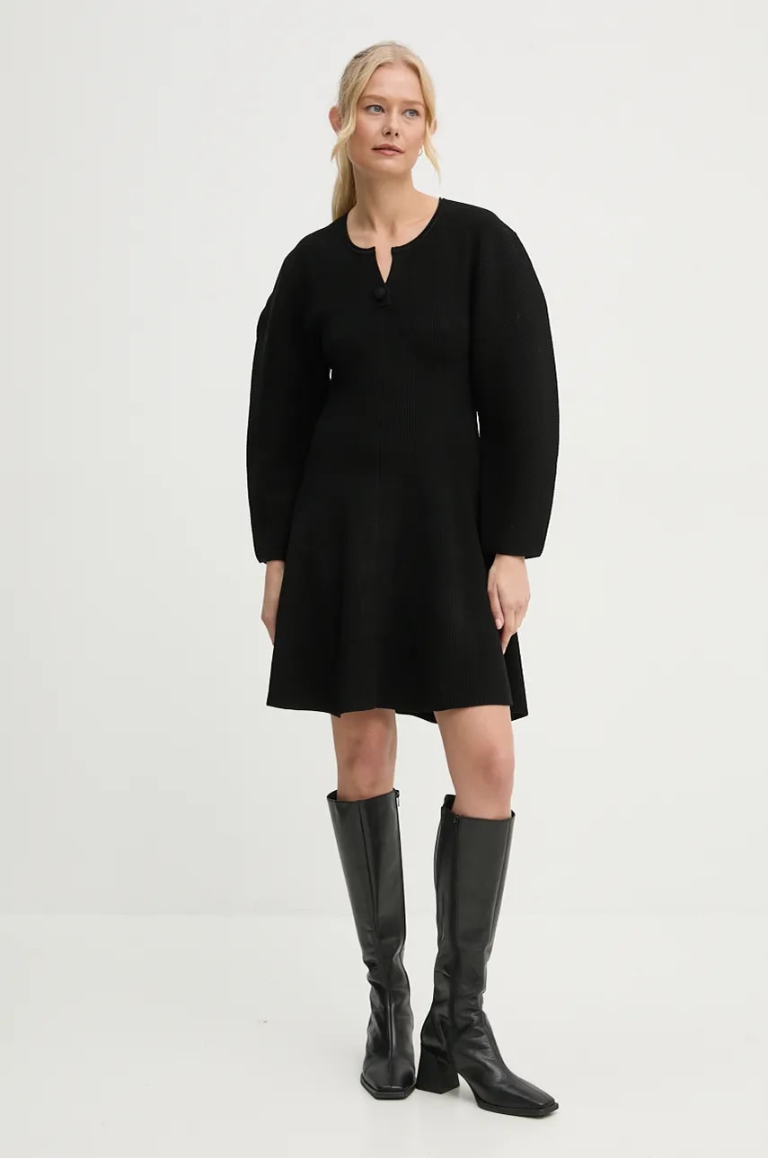 Φόρεμα By Malene Birger FRANCESA χρώμα: μαύρο, Q72575004
