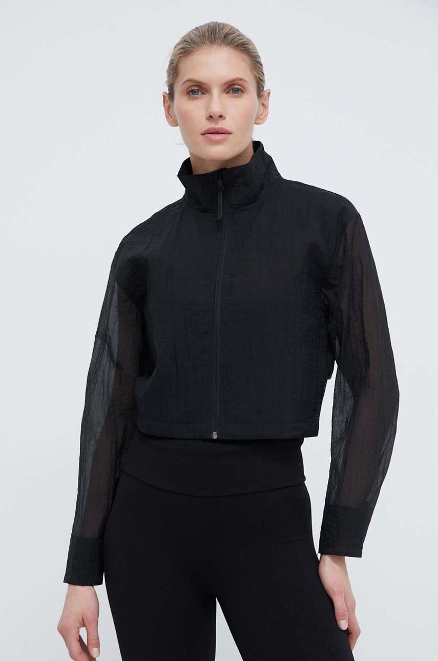 Σακάκι προπόνησης Calvin Klein Performance χρώμα: μαύρο