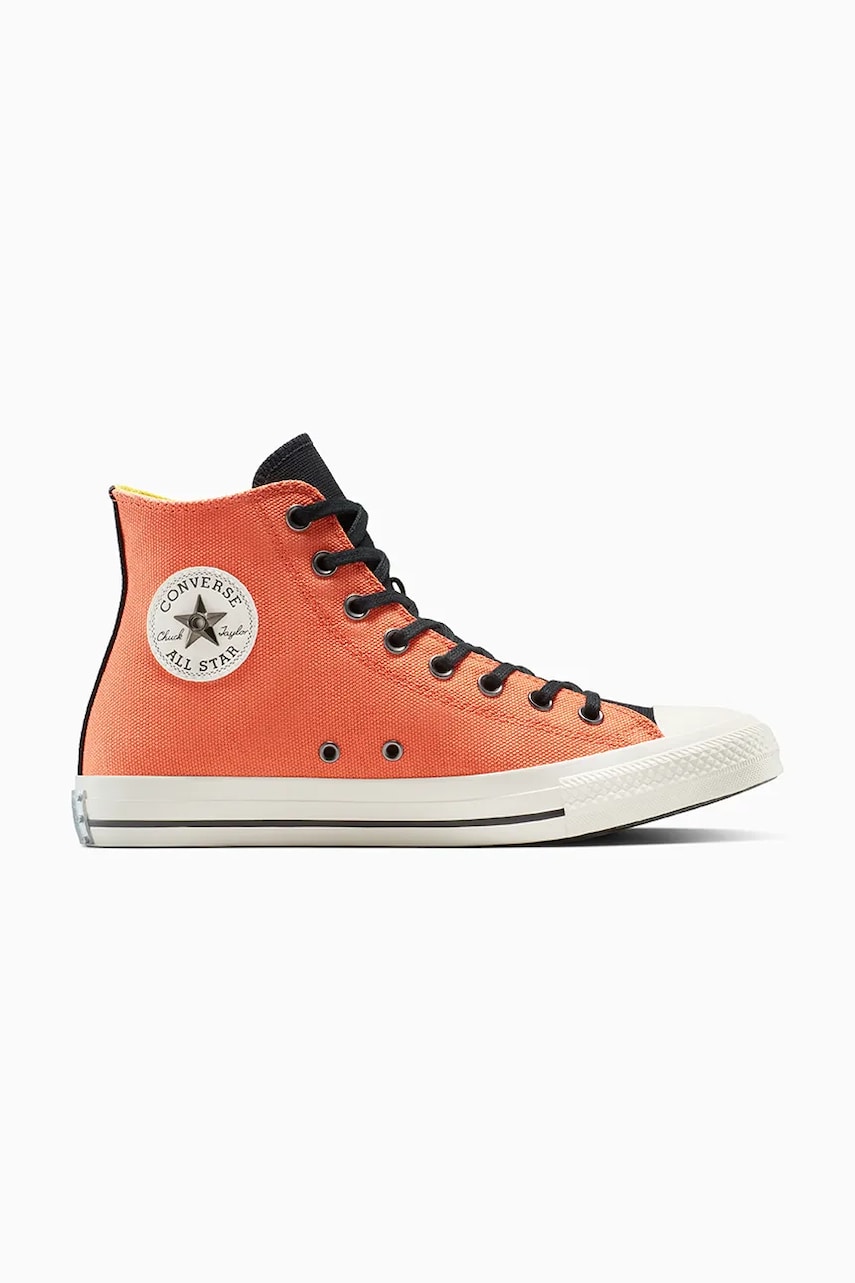 Πάνινα παπούτσια Converse Converse x Naruto Chuck Taylor All Star χρώμα: πορτοκαλί, A14836C