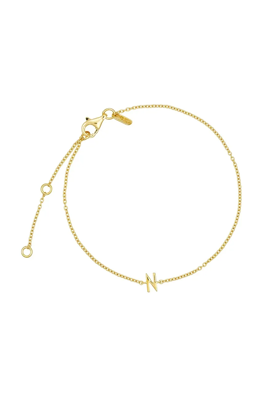 Βραχιόλι από επιχρυσωμένο ασήμι Design Letters 90501010N