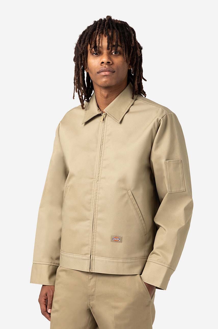 Μπουφάν Dickies Dickies Lined Eisenhower Jacket DK0A4XK4KHK χρώμα: μπεζ