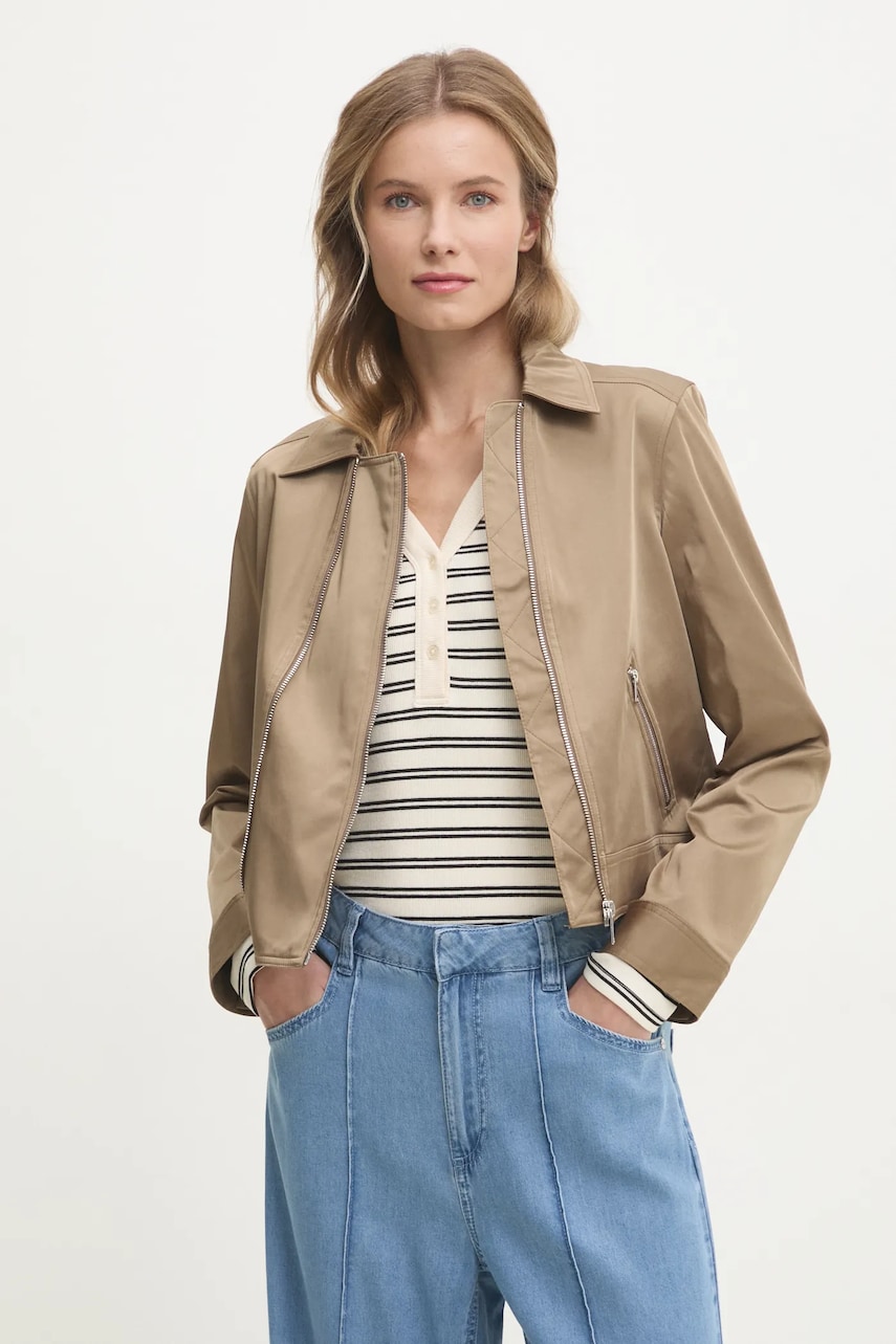 Μπουφάν Dkny χρώμα: πράσινο, P4KJFXIB