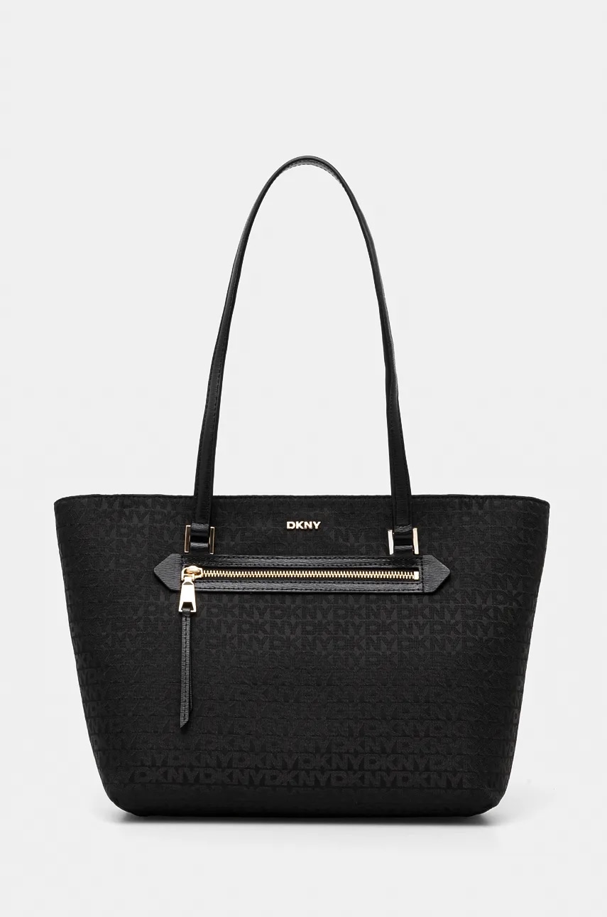 Τσάντα Dkny χρώμα: μαύρο, R43AFE20