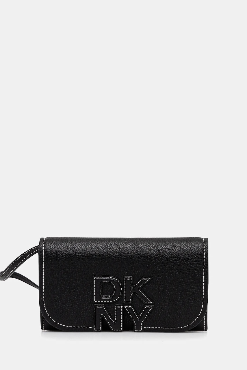 Τσάντα Dkny χρώμα: μαύρο, R515AJ41