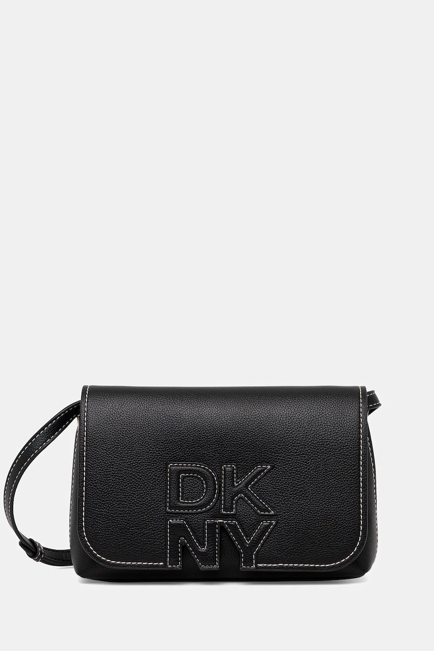 Τσάντα Dkny χρώμα: μαύρο, R51EAJ40