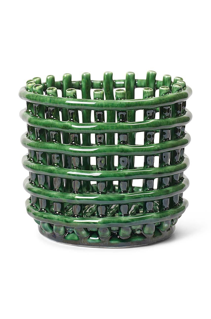 Διακοσμητικό καλάθι ferm LIVING Ceramic Basket S