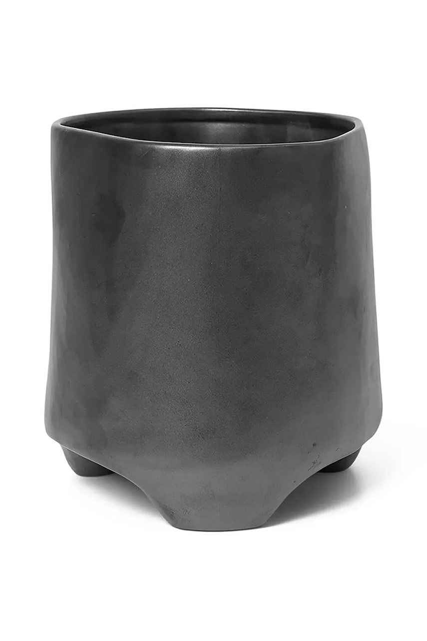 Γλάστρα ferm LIVING Esca Pot M χρώμα: μαύρο