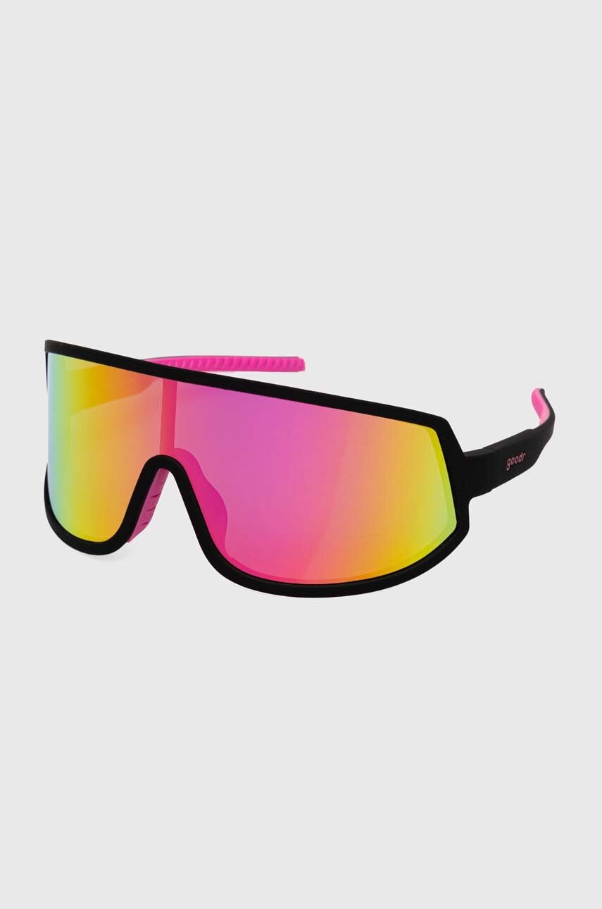 Γυαλιά ηλίου Goodr Wrap Gs I Do My Own Stunts χρώμα: μαύρο, GO-310986