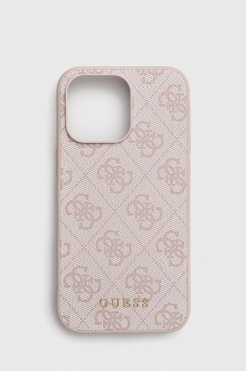 Θήκη κινητού Guess iPhone 15 Pro Max 6.7iPhone 15 Pro Max 6.7" χρώμα: ροζ