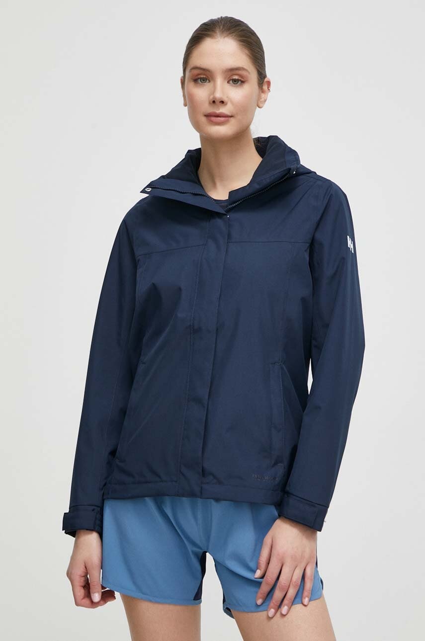 Αδιάβροχο μπουφάν Helly Hansen Aden γυναικείο, χρώμα: ναυτικό μπλε, 62650