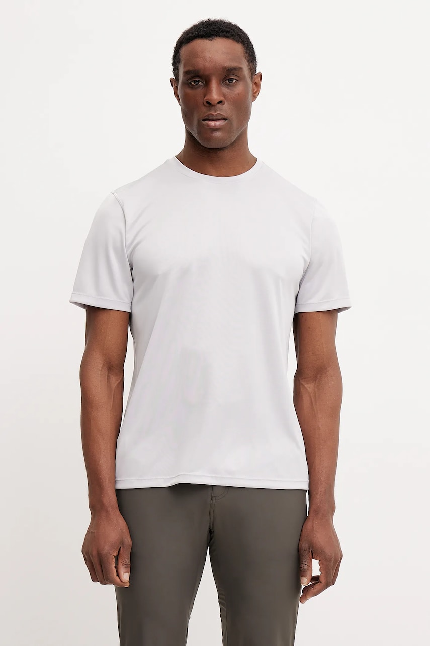 Αθλητικό μπλουζάκι Helly Hansen Tech χρώμα: γκρι, 49584