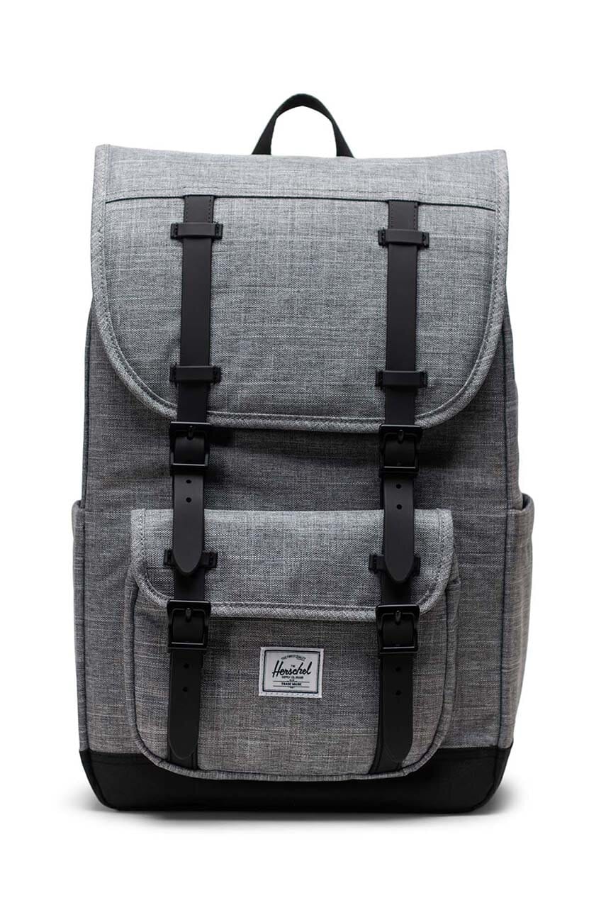 Σακίδιο πλάτης Herschel 11391-00919-OS Little America Mid Backpack χρώμα: γκρι