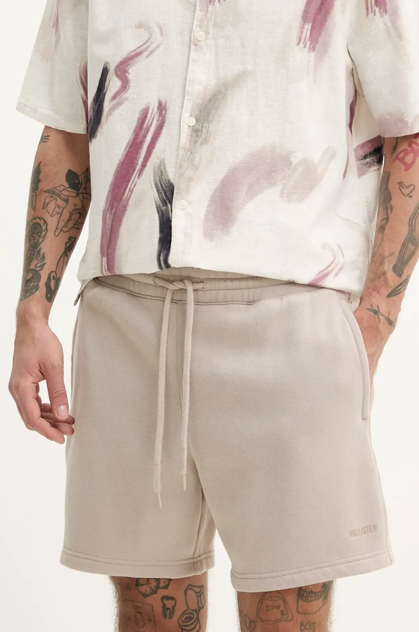 Σορτς Hollister Co. χρώμα: καφέ, KI328-5048