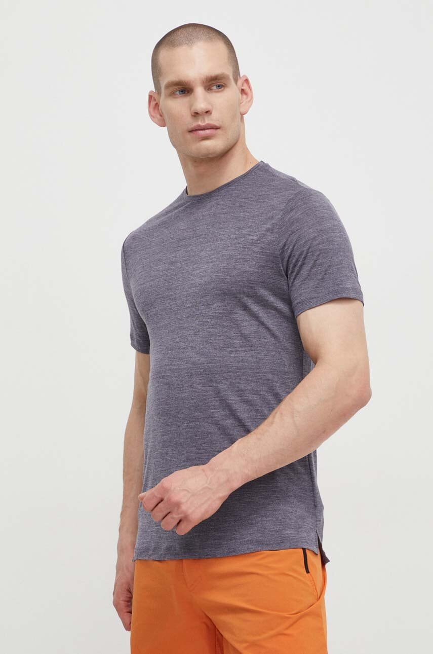 Αθλητικό μπλουζάκι Icebreaker 125 Cool-Lite Merino Blend Sphere III χρώμα: ναυτικό μπλε