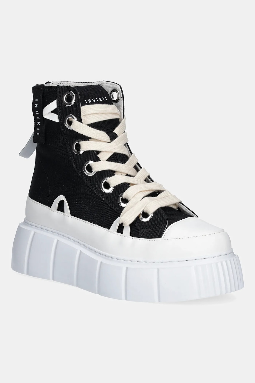 Πάνινα παπούτσια Inuikii Matilda Canvas High χρώμα: μαύρο, 1001.002.0012.000 / 30103-025