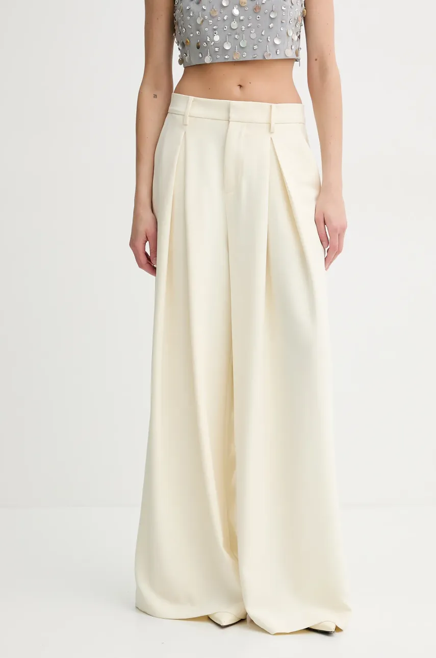 Παντελόνι ISABELLE BLANCHE χρώμα: κίτρινο, IS25SS-P041-T008