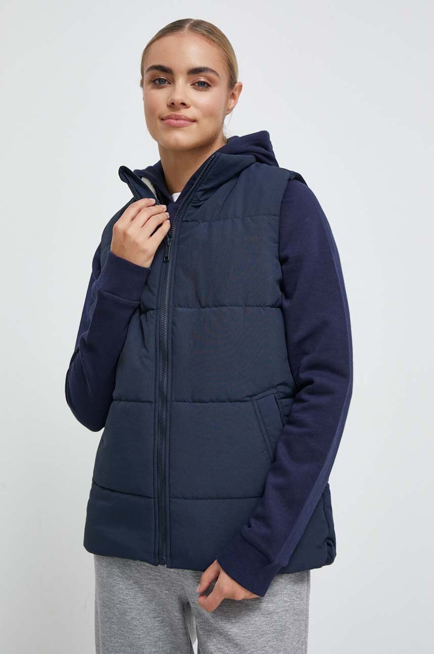 Αμάνικο μπουφάν Jack Wolfskin χρώμα: ναυτικό μπλε