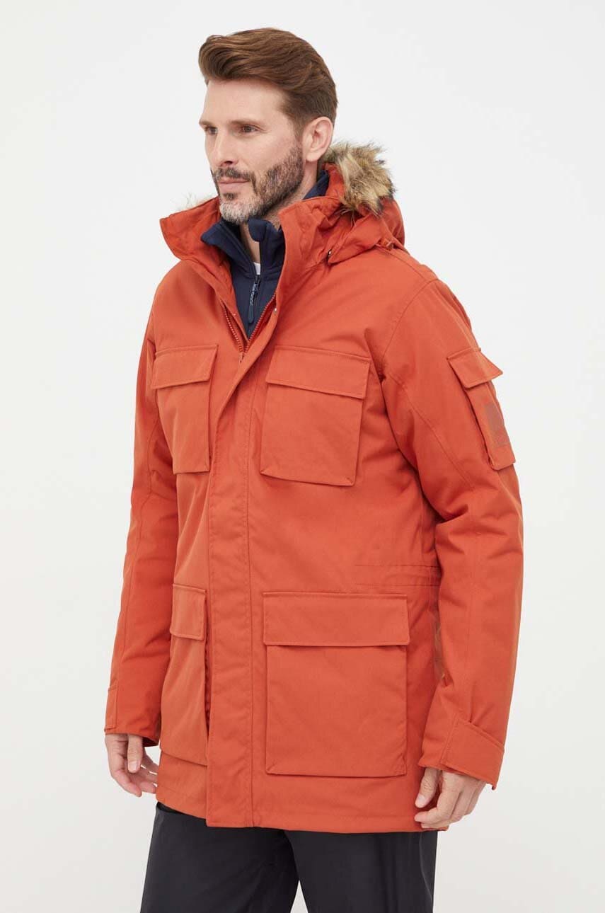 Μπουφάν Jack Wolfskin χρώμα: κόκκινο