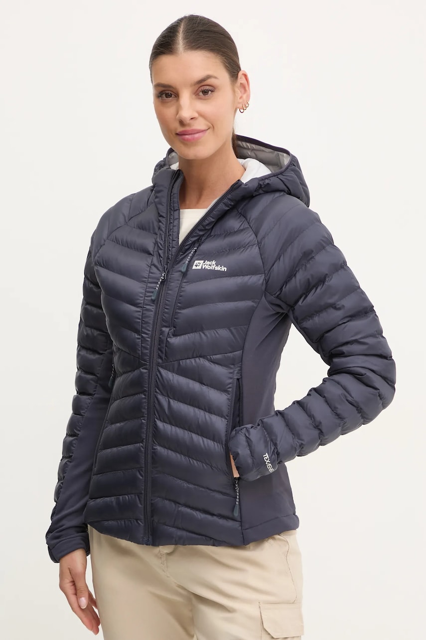 Αθλητικό μπουφάν Jack Wolfskin Routeburn Pro χρώμα: ροζ, 1207192