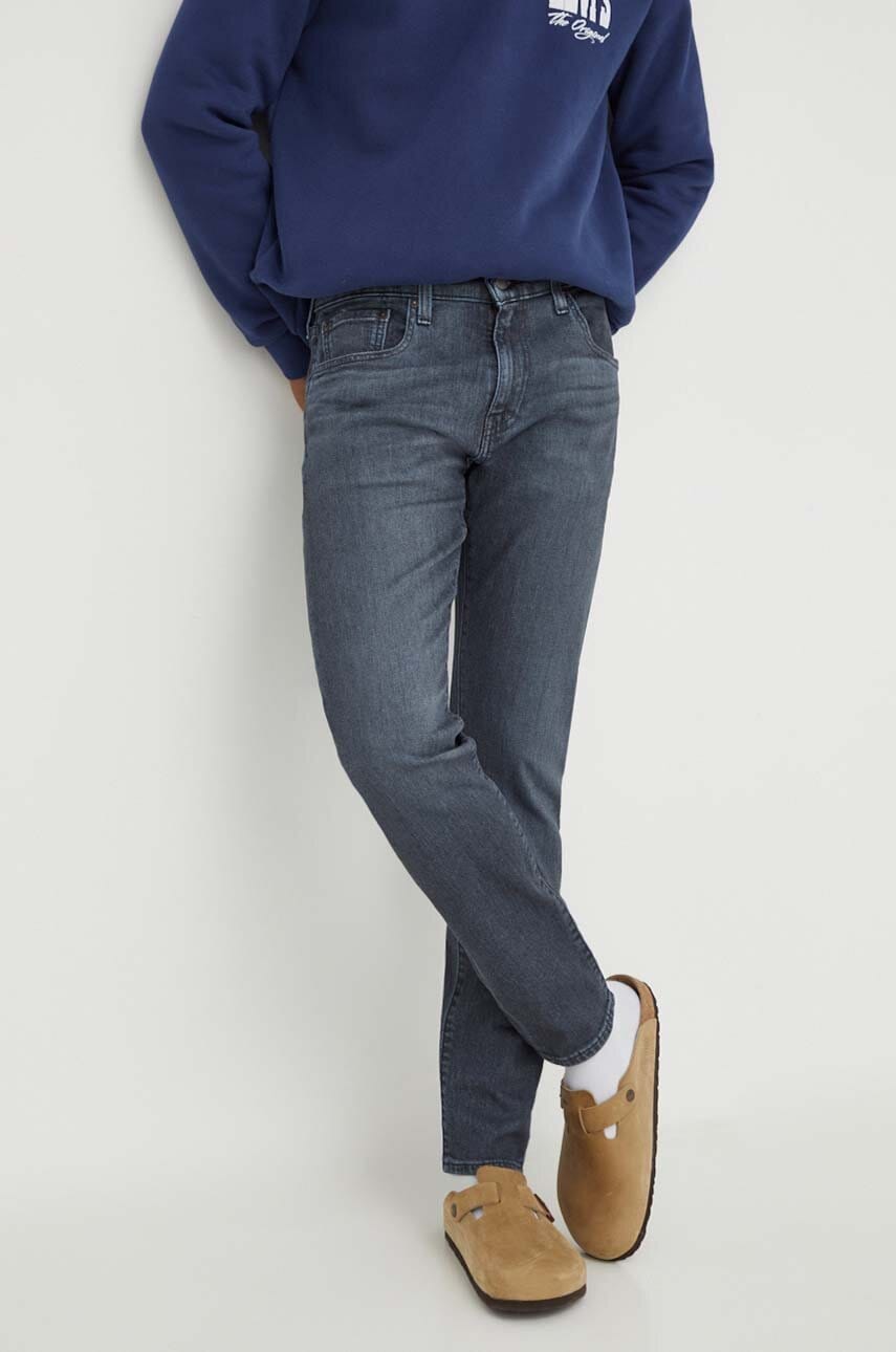 Τζιν παντελόνι Levi's 512 SLIM χρώμα: ναυτικό μπλε