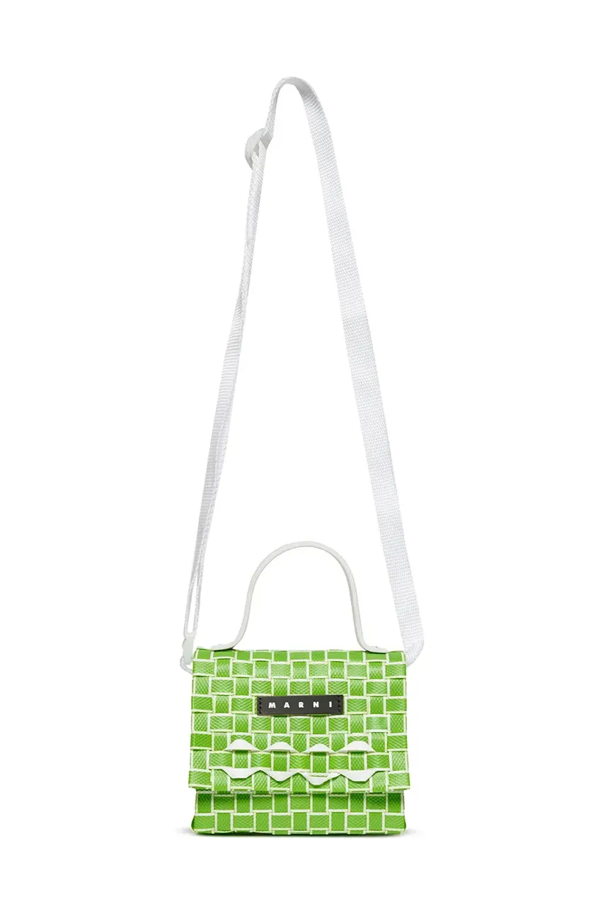 Παιδική τσάντα Marni MW100F JOY BAG MICRO BAGS χρώμα: πράσινο, M01482