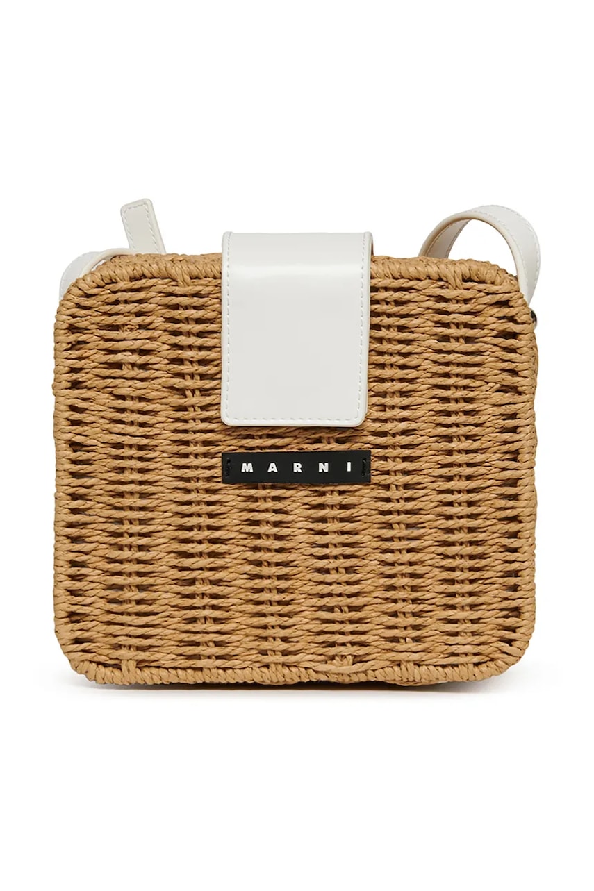 Παιδική τσάντα Marni MW92F PIC NIC BAG BAGS χρώμα: μπεζ, M01474