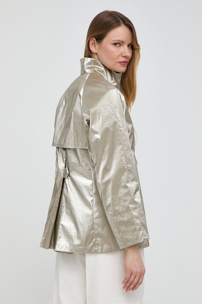 Μπουφάν Max Mara Leisure χρώμα: μπεζ