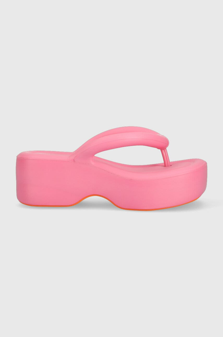 Σαγιονάρες Melissa MELISSA FREE PLATFORM AD χρώμα: ροζ, M.33772.F659