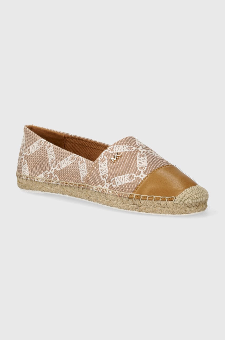 Εσπαντρίγιες MICHAEL Michael Kors Kendrick χρώμα: μπεζ, 40S4KNFP1Y