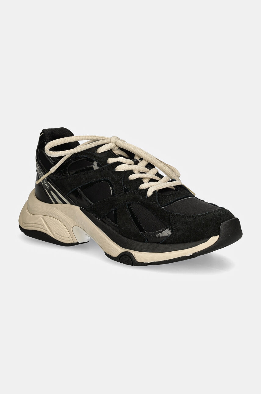 Αθλητικά MICHAEL Michael Kors Leo χρώμα: μαύρο, 43F4LEFS1S.001