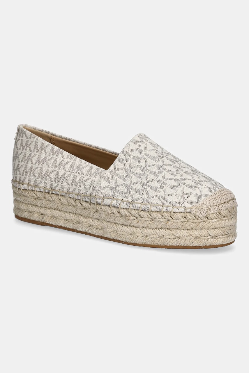 Εσπαντρίγιες MICHAEL Michael Kors Lynn χρώμα: μπεζ, 40S5LYFP1B.150