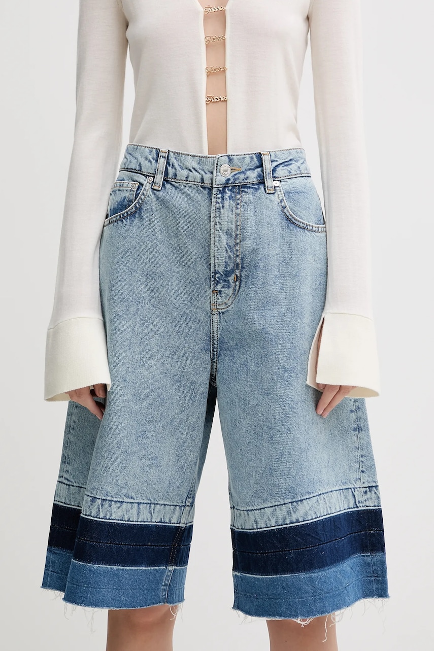 Τζιν σορτς Moschino Jeans χρώμα: μπλε, 0312 3719