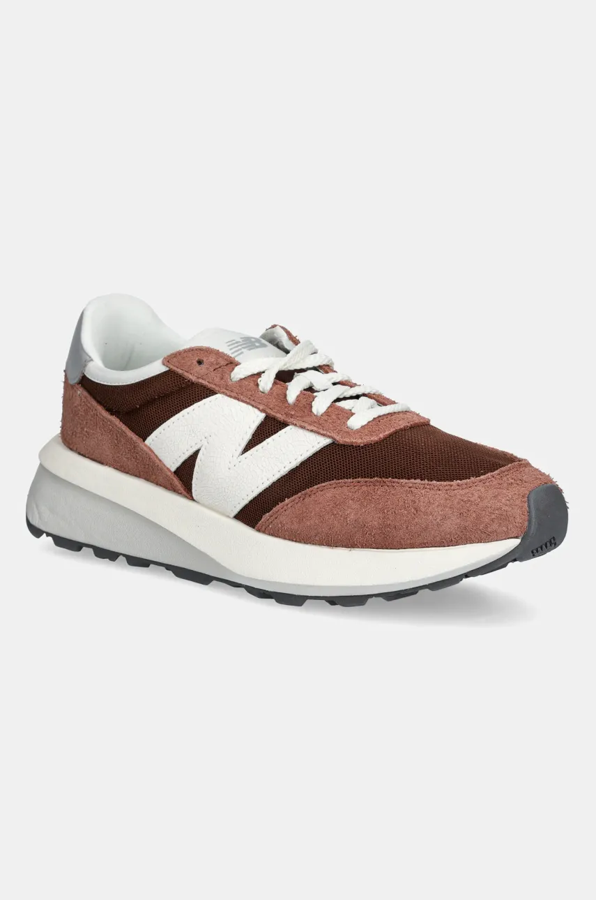 Αθλητικά New Balance 370 χρώμα: καφέ, U370AI