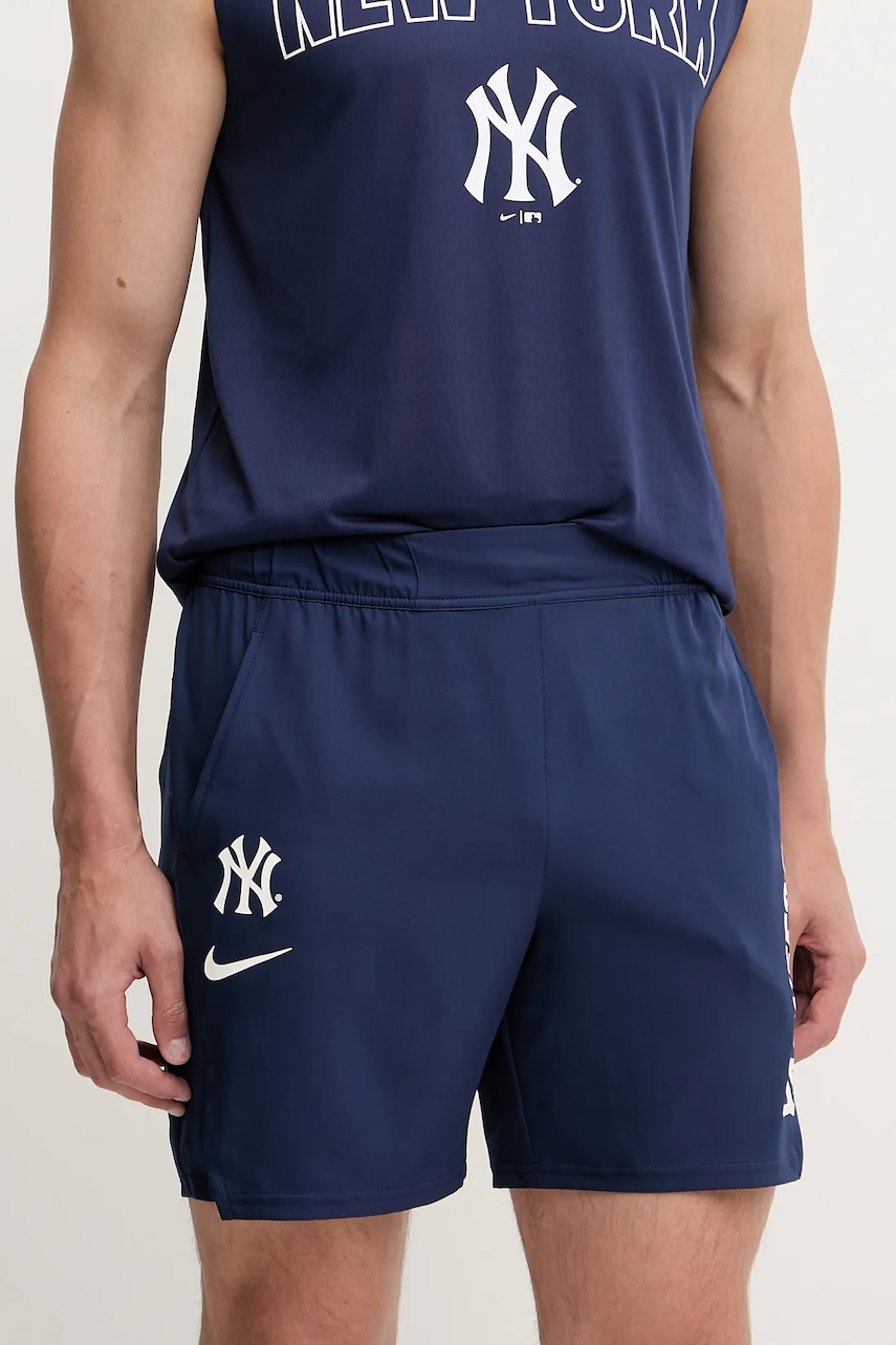 Σορτς προπόνησης Nike New York Yankees ανδρικό, χρώμα: ναυτικό μπλε, 01NA-44B-NK-F0V