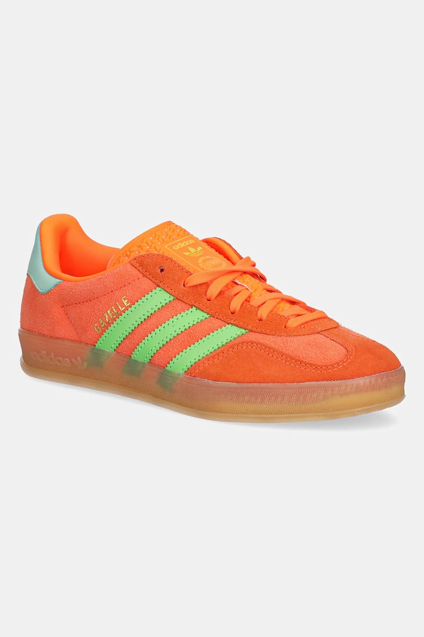 Nubuck sneakers adidas Originals Gazelle Indoor W χρώμα: πορτοκαλί, JQ0193