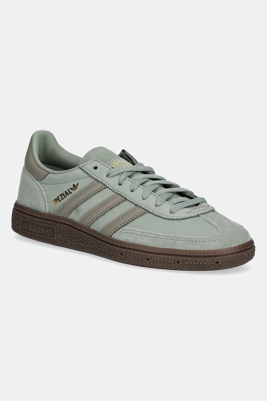 Nubuck sneakers adidas Originals Handball Spezial W χρώμα: πράσινο, JI2645