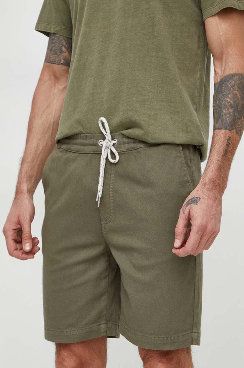 Σορτς Pepe Jeans GYMDIGO PULL ON SHORTS χρώμα: πράσινο PM801076