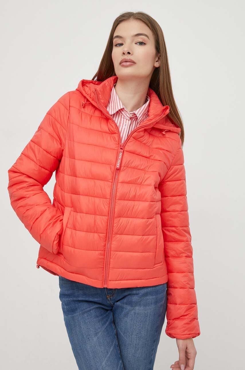 Μπουφάν Pepe Jeans SONNAH χρώμα: κόκκινο PL402311