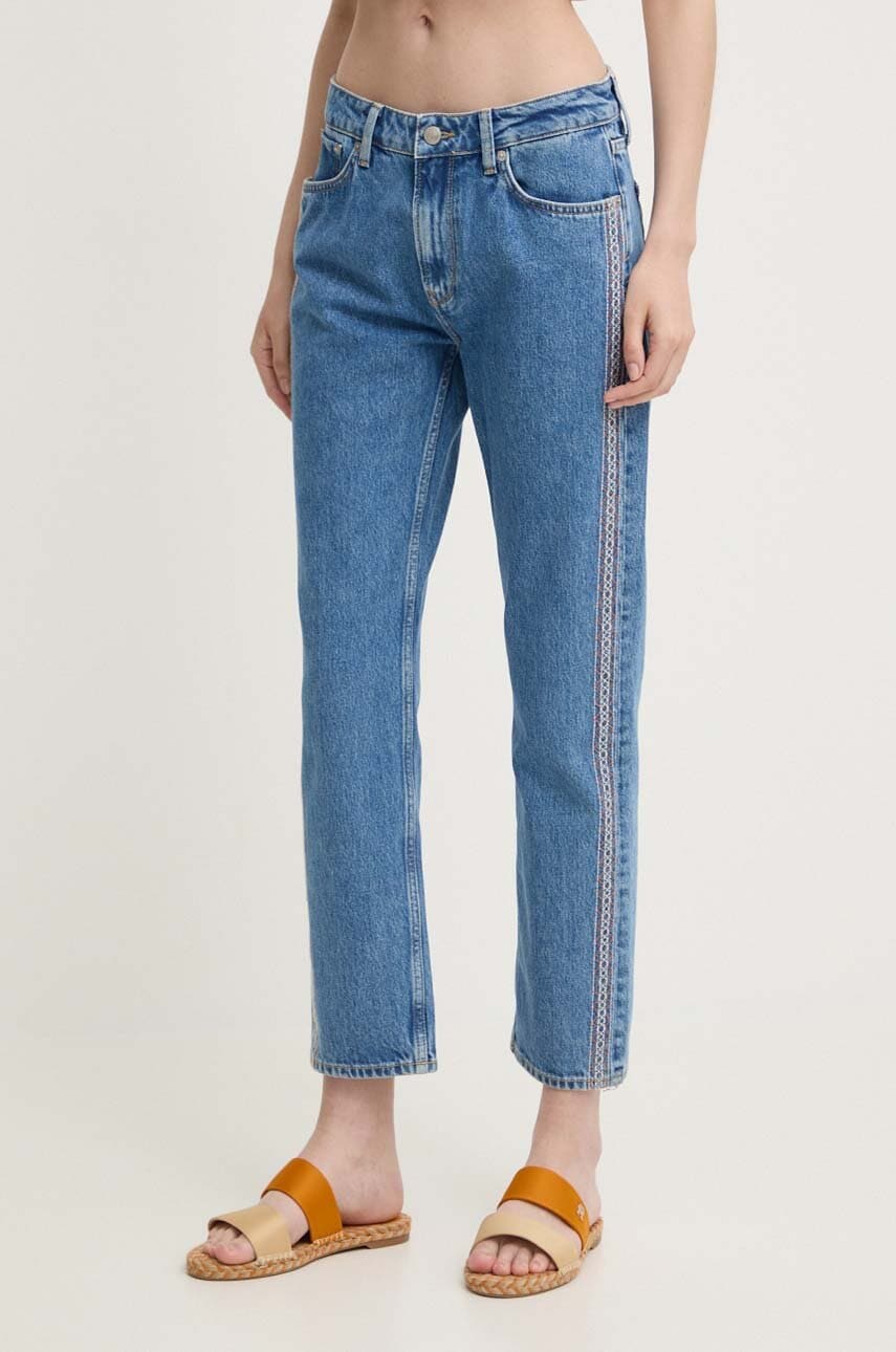 Τζιν παντελόνι Pepe Jeans STRAIGHT JEANS MW CRAFT PL204719