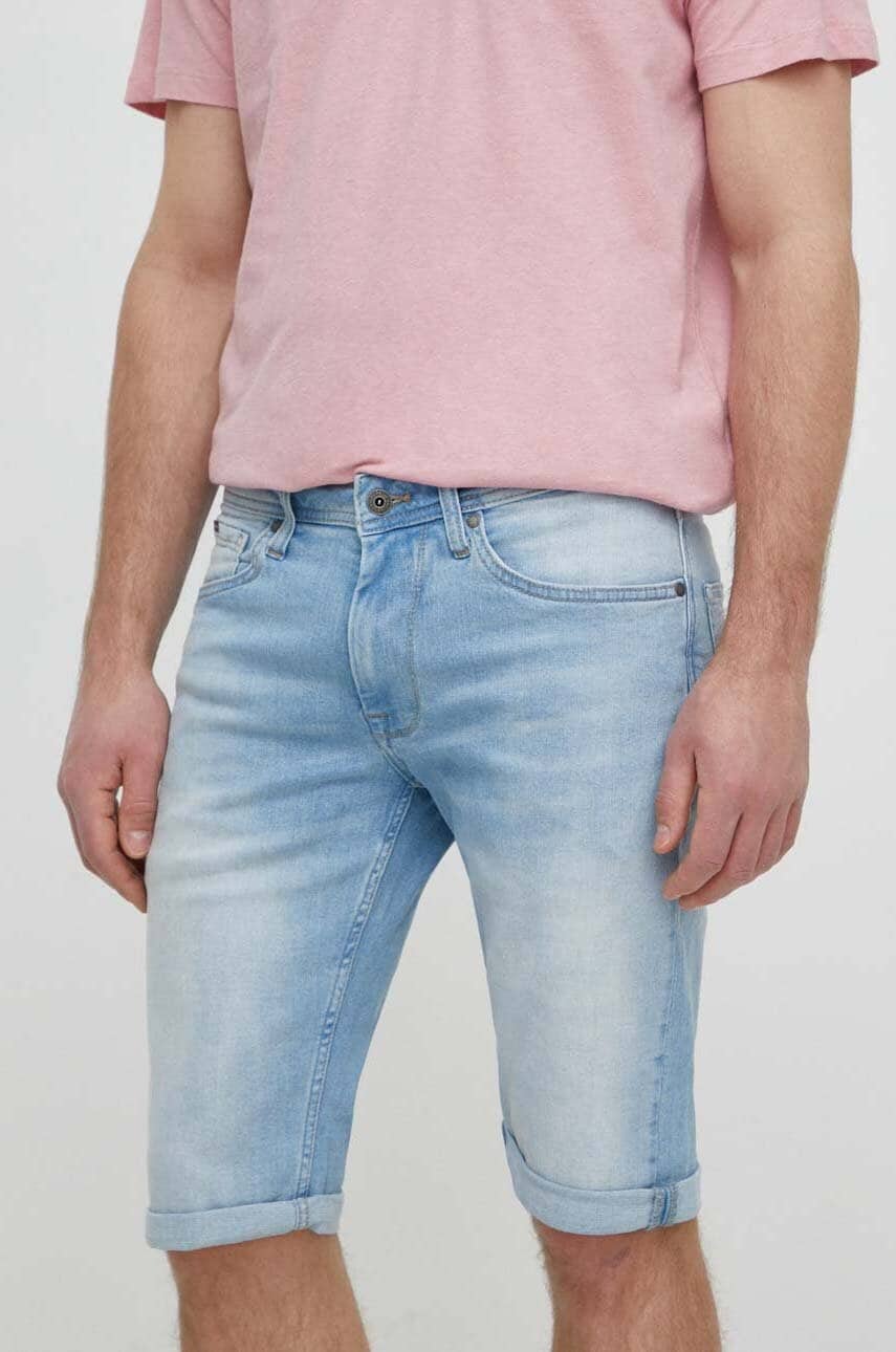 Τζιν σορτς Pepe Jeans STRAIGHT STRAIGHT SHORT PM801081MN6 PM801081MN6
