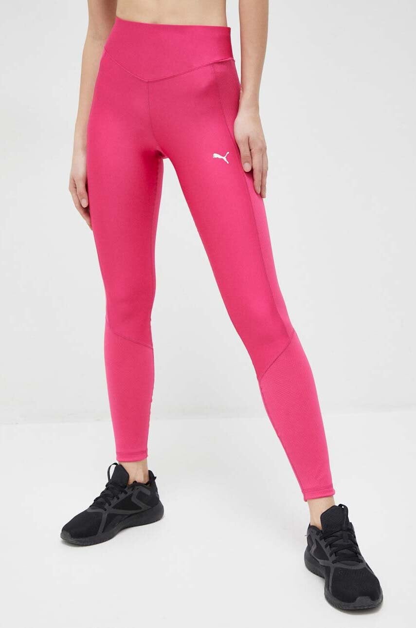 Κολάν προπόνησης Puma Fit Eversculpt χρώμα: ροζ