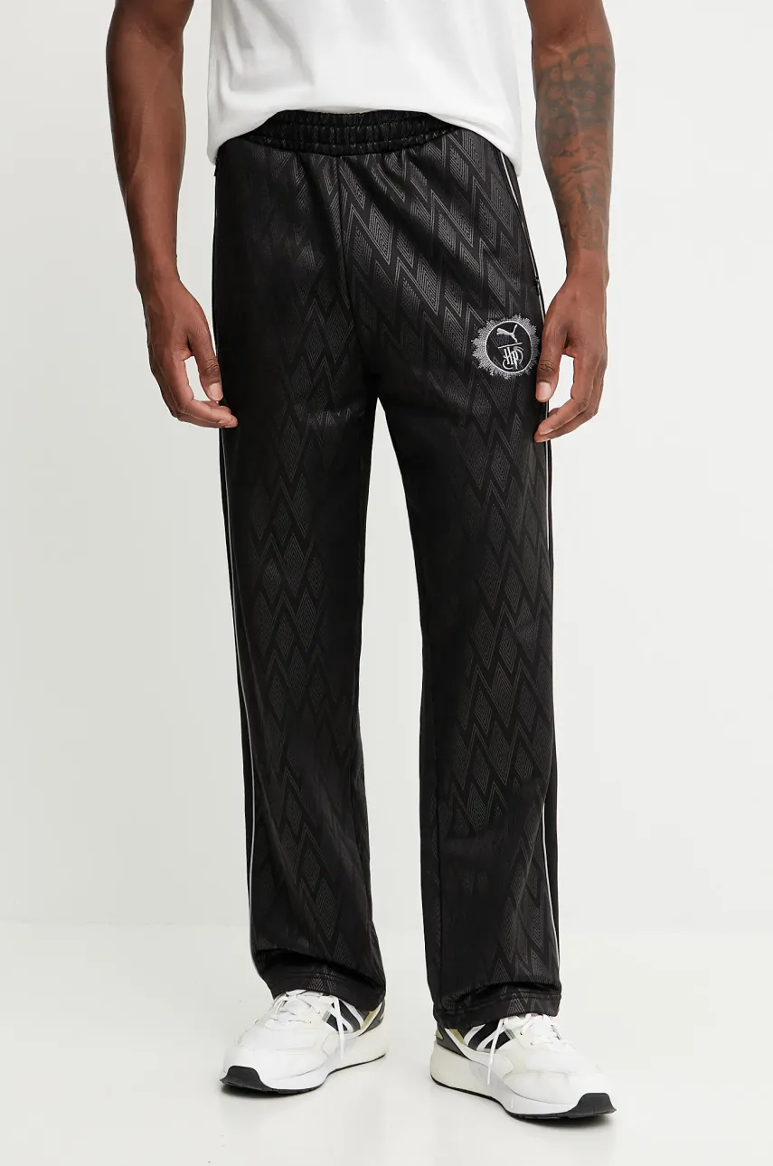 Βαμβακερό παντελόνι Puma PUMA x HARRY POTTER χρώμα: μαύρο, 630095