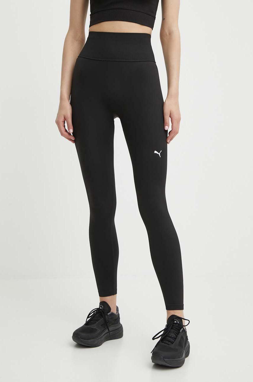 Κολάν προπόνησης Puma Shapeluxe Seamless χρώμα: μαύρο, 524360
