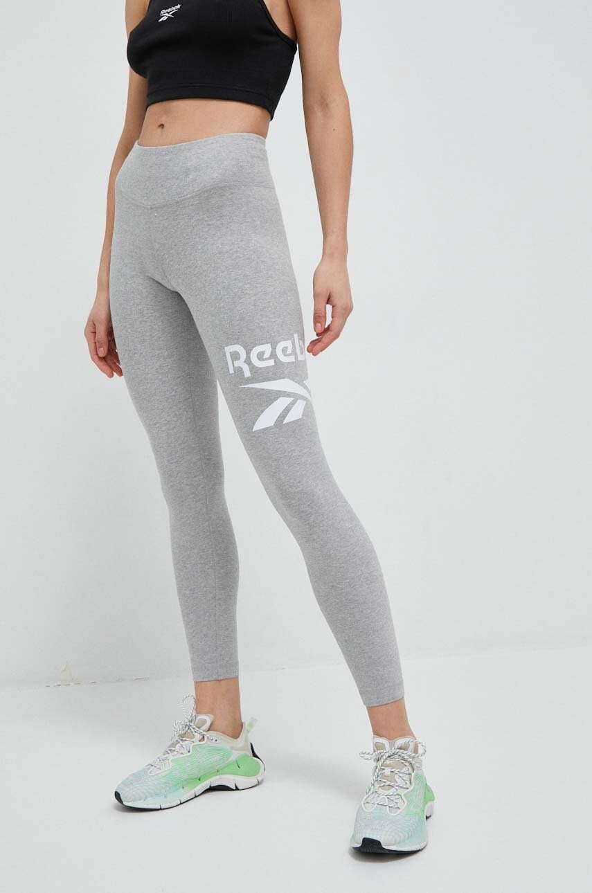 Κολάν Reebok χρώμα: γκρι