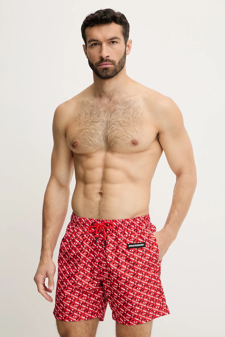 Μαγιό Sprayground χρώμα: κόκκινο, SP753RED