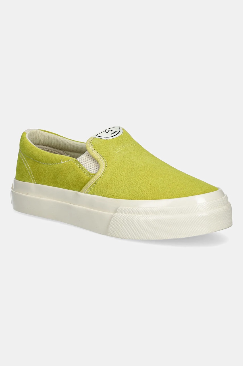Πάνινα παπούτσια Stepney Workers Club LISTER RAW SUEDE χρώμα: πράσινο, YA03234