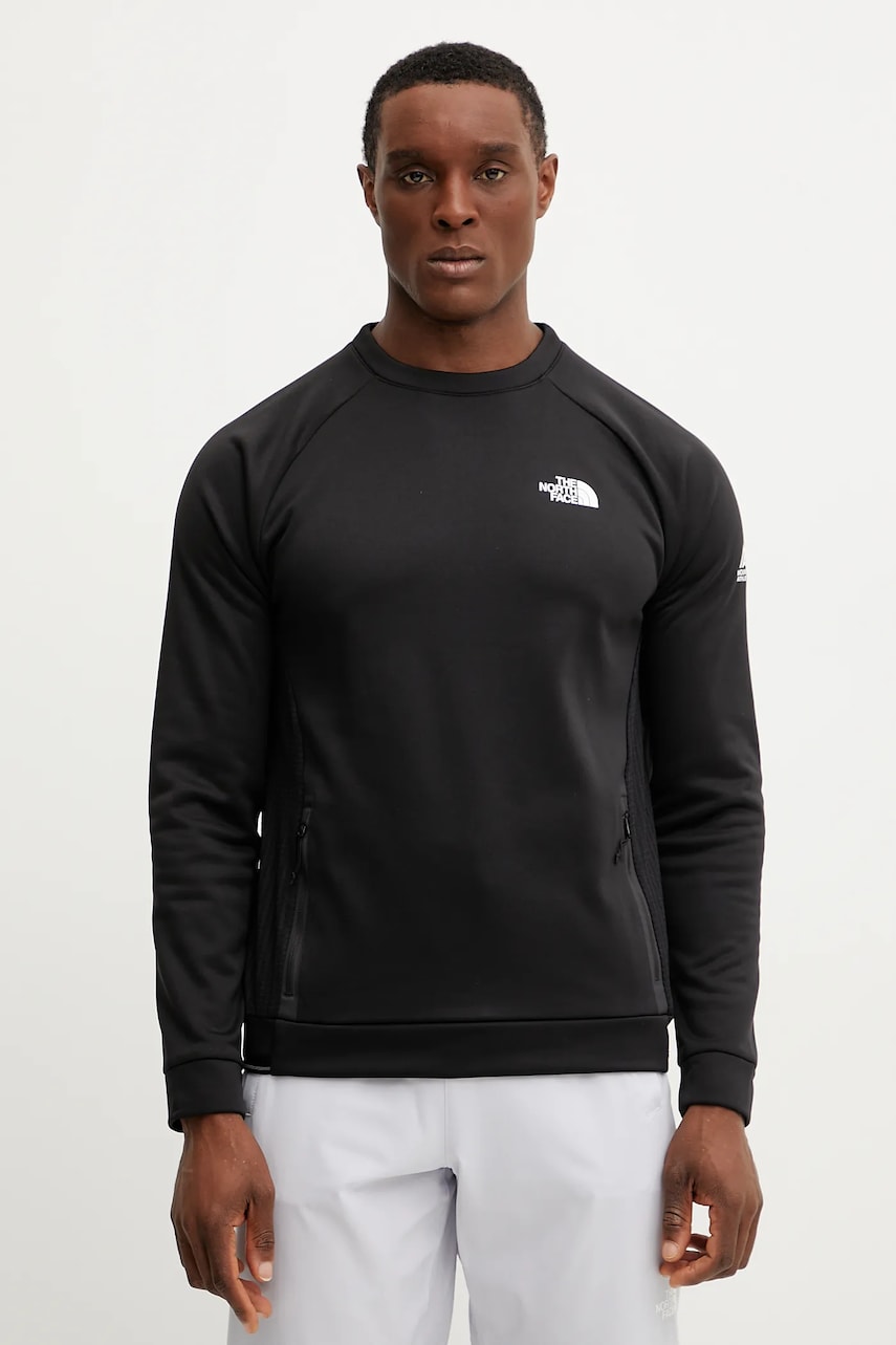 Αθλητική μπλούζα The North Face Mountain Athletics χρώμα: μαύρο, NF0A8BFNJK31