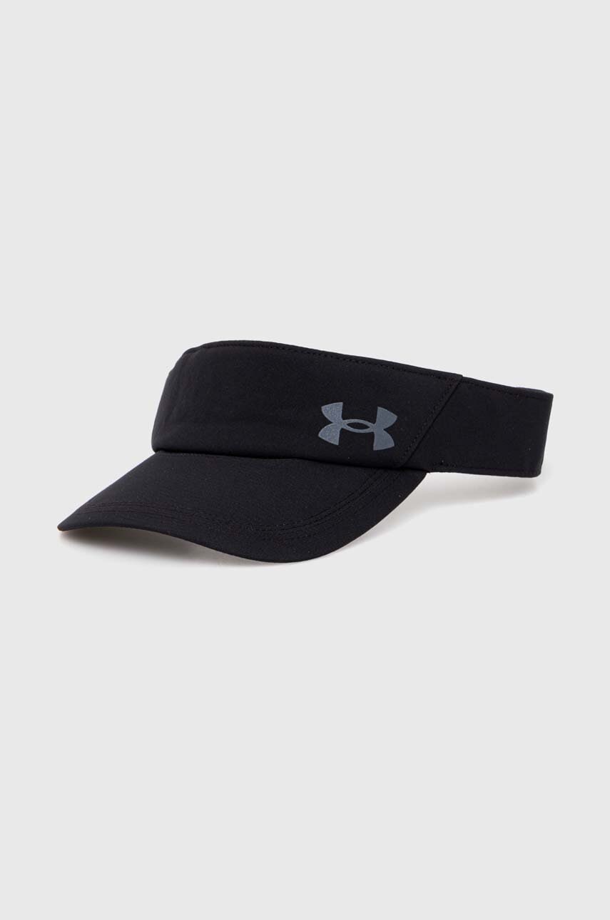 Γείσο Under Armour Isochill Launch χρώμα: μαύρο