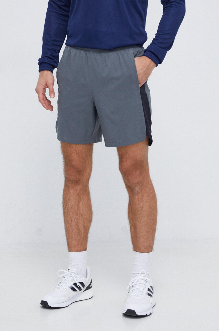 Σορτς τρεξίματος Under Armour Launch χρώμα: μαύρο